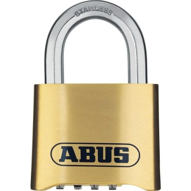 Candado Abus Nautilus 180IB/50 Combinazione 4 Cifre Ottone Inox - immagine 1