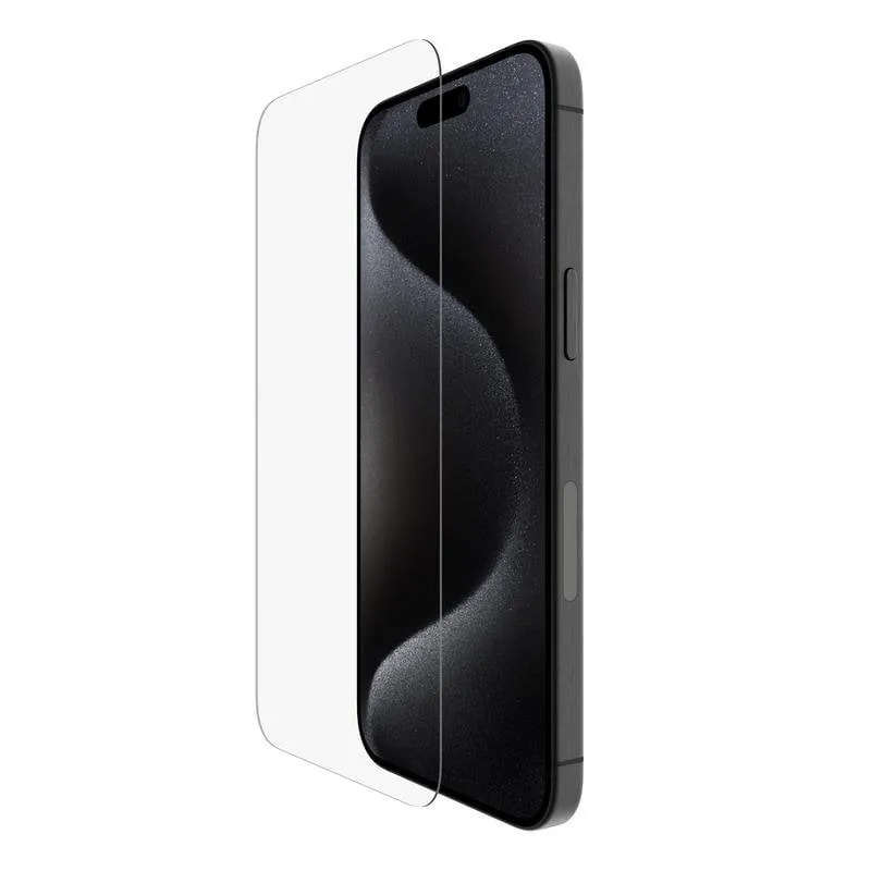 Protettore per schermo Belkin OVA160HQ per iPhone 16 Pro Max in vetro temperato trasparente - immagine 1
