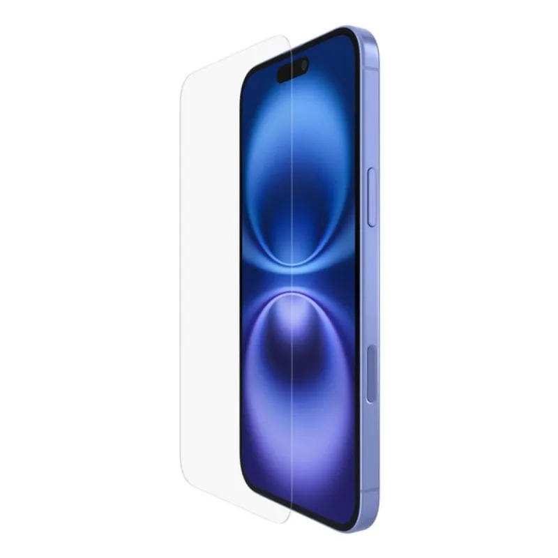 Protettore schermo Belkin ScreenForce per iPhone 16 Plus, antibatterico e resistente - immagine 1