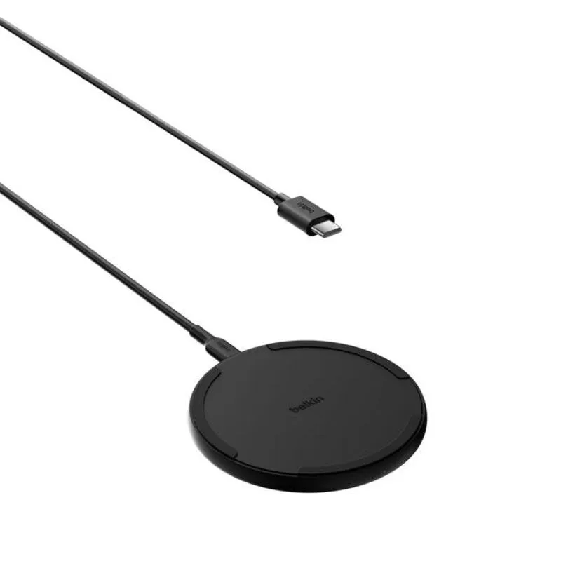Caricatore Wireless Belkin WIA012HQBK 15W Qi Ricarica Rapida Nero - immagine 1