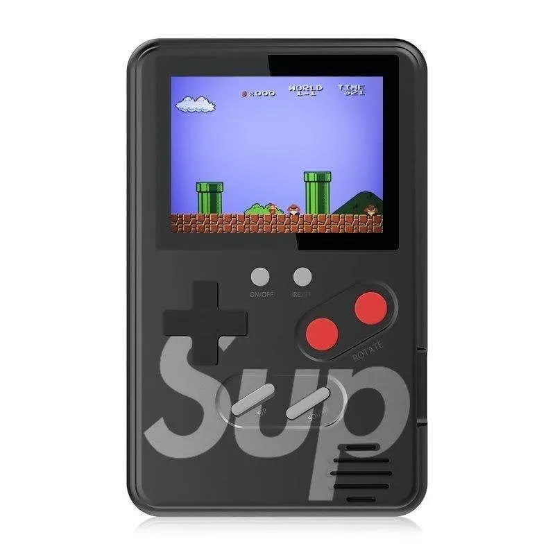 Dam Electronics Consola Portatile Retrò 500 Giochi 2.4 Pollici Plug and Play Nero - immagine 1