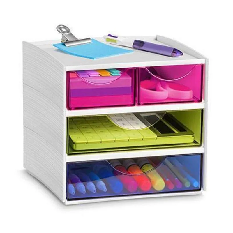 Cassetto da Ufficio Cep 3-211HM 3 Cassetti Multicolore Polistirene - immagine 1