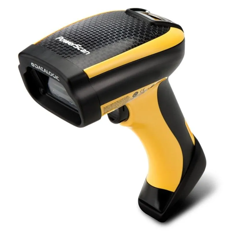 Lettore di codici a barre portatile Datalogic POWERSCAN PD9100 1D LED Nero/Giallo - immagine 1