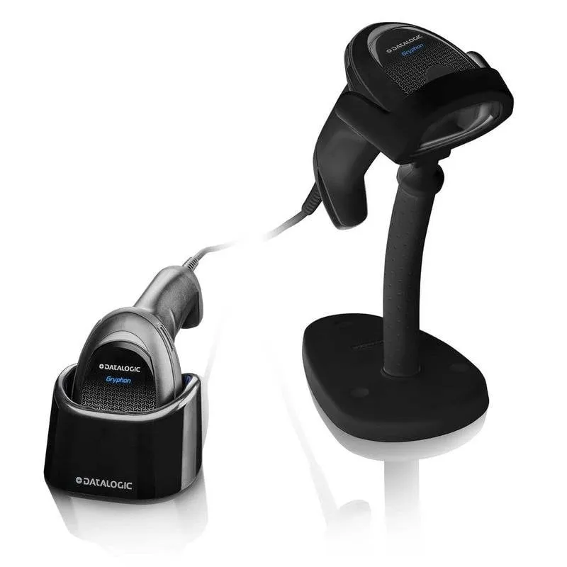Lettore di codici a barre portatile Datalogic Gryphon I GD4520 1D/2D Laser Nero - immagine 1