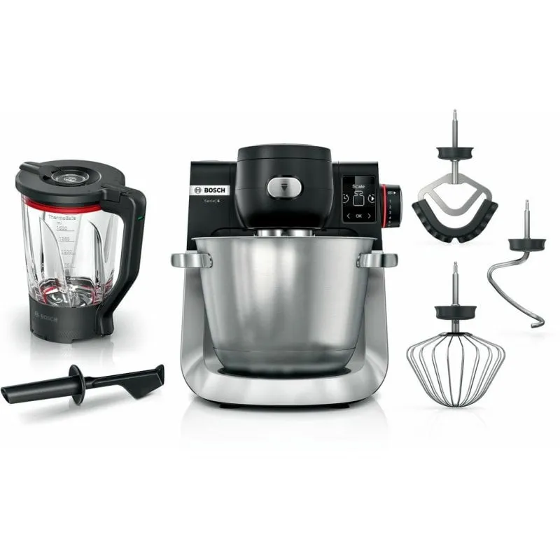 Robot da cucina Bosch Serie 6 MUMS6ZS17 5,5 L 1600 W Nero Acciaio inossidabile - immagine 1