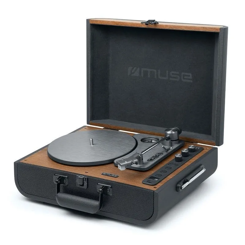 Giradischi Muse MT-208 AT Bluetooth 4.0 con Altoparlanti Integrati e USB - immagine 1
