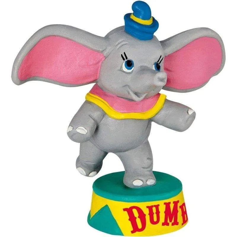 Figura Bullyland Dumbo Disney 7 cm multicolore in PVC dipinto a mano - immagine 1