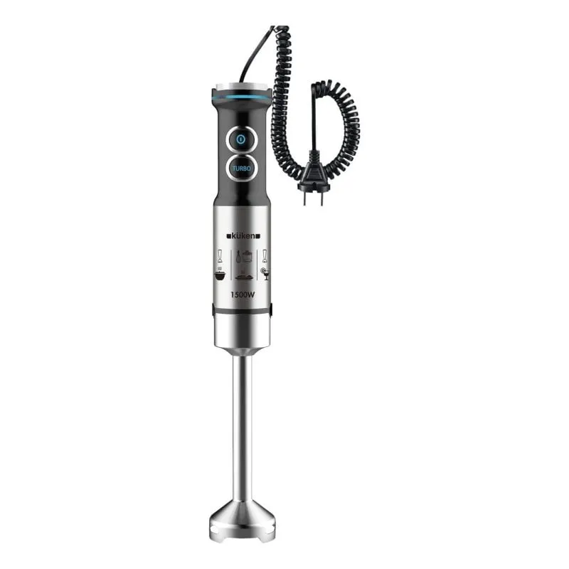 Frullatore a immersione Kuken 32739 1500 W acciaio inox tritaghiaccio - immagine 1