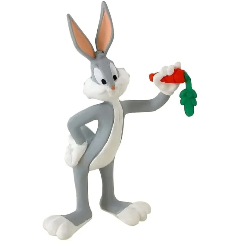 Figura Bugs Bunny Comansi Looney Tunes 10 cm con Carota PVC - immagine 1