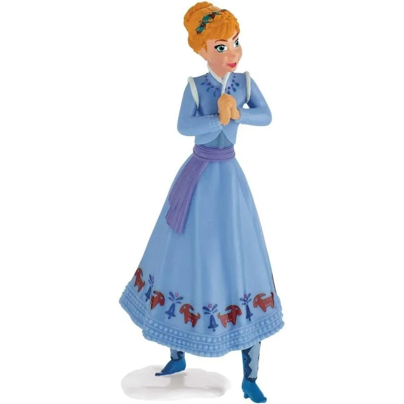 Figura Anna Bullyland Disney Frozen 10 cm PVC Ufficiale - immagine 1