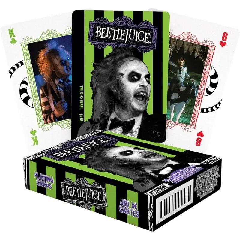 Mazzo di Carte Beetlejuice Edizione Cinema Illustrazioni Esclusive - immagine 1