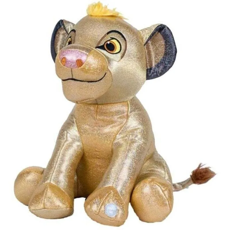 Peluche Disney Simba Il Re Leone Glitter 31 cm con Suono - immagine 1