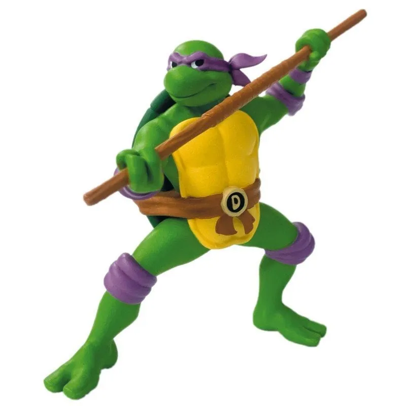 Figura Donatello Comansi Tartarughe Ninja TMNT 9 cm PVC Ufficiale - immagine 1