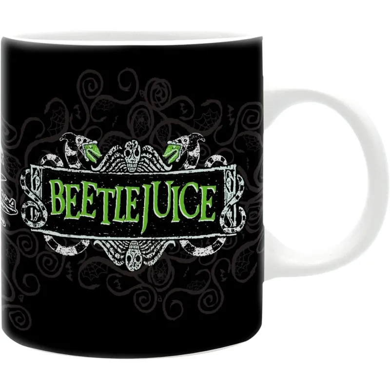 Tazza Beetlejuice Abystyle Ceramica 320 ml Logo Film - immagine 1
