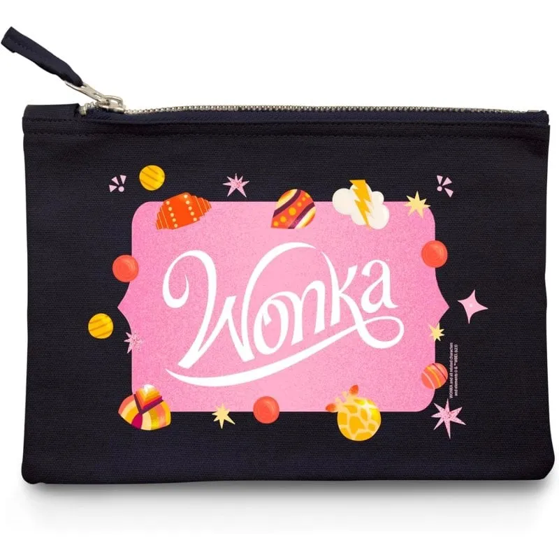 Beauty Case Wonka Abystyle Cotone Licenza Ufficiale Cerniera - immagine 1