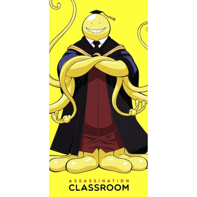 Asciugamano Koro Sensei Assassination Classroom 70 x 35 cm Poliestere Ufficiale - immagine 1