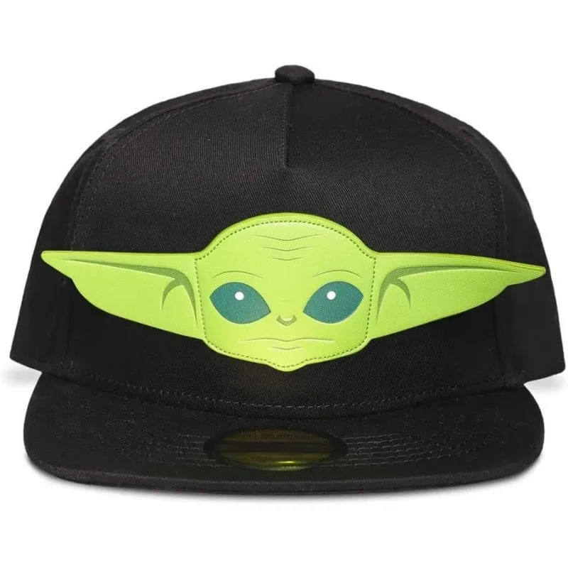Cappellino Snap-back Difuzed Grogu Star Wars The Mandalorian cotone nero - immagine 1
