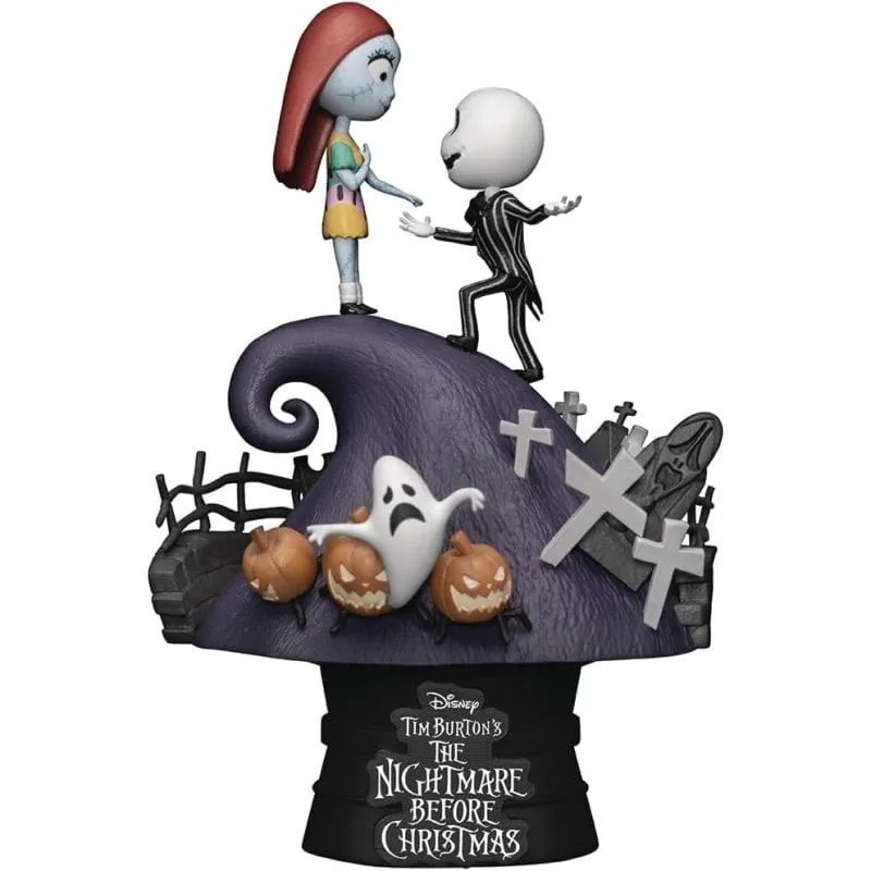 Figura Jack e Sally Beast Kingdom D Stage Diorama 16 cm Disney - immagine 1