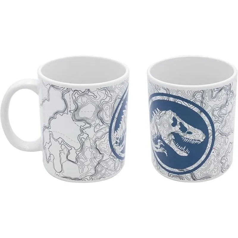 Tazza Ceramica Jurassic World Dominion Joy Toy 324 ml Mappa Rilievi - immagine 1