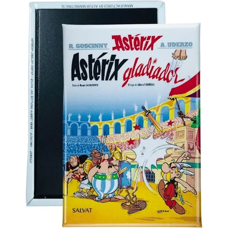 Magnete Decorativo Astérix Gladiatore 5,5 x 8 cm Metallo Spagnolo - immagine 1