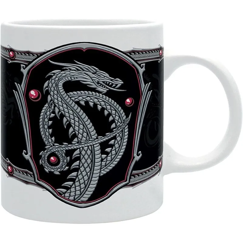 Tazza Abystyle Silver Dragon La Casa del Drago Ceramica 320 ml - immagine 1