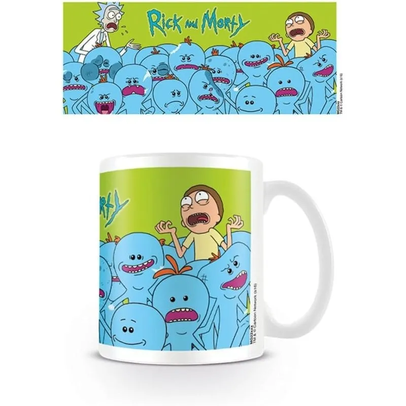 Tazza Mr. Meeseeks Rick e Morty Ceramica 320 ml - immagine 1