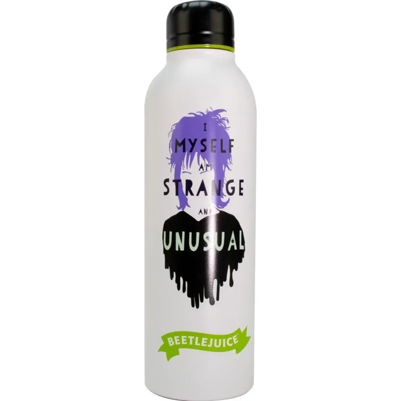 Bottiglia Metallo Beetlejuice Strange & Unusual 750 ml Ufficiale - immagine 1
