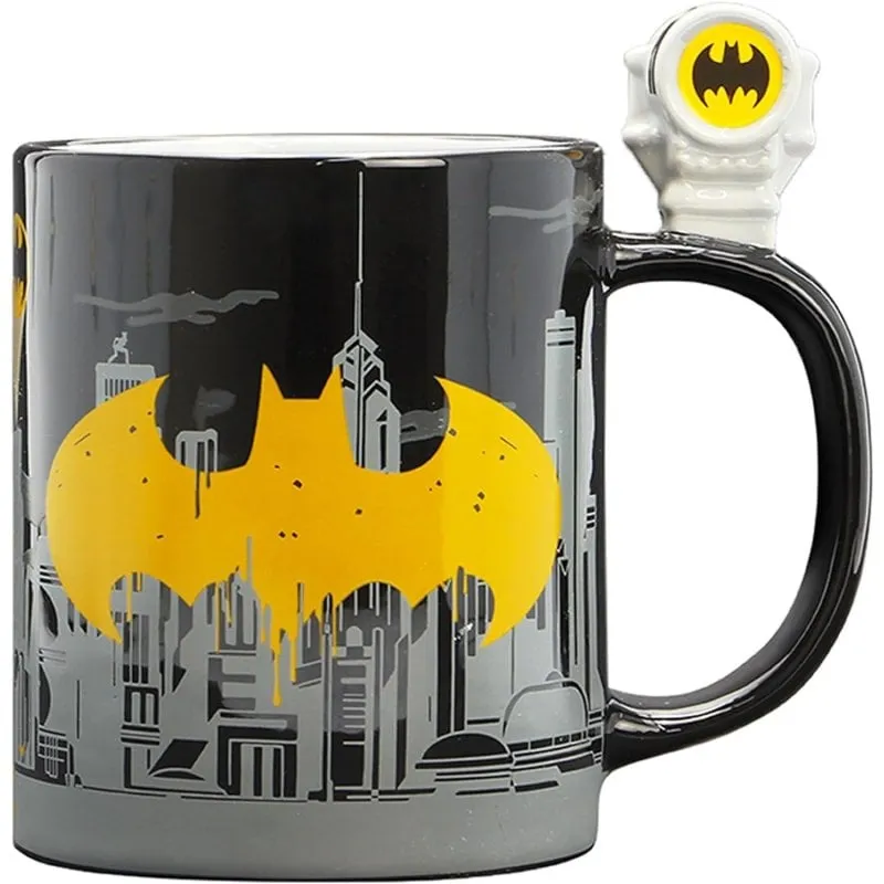 Tazza 3D Batsegnale Batman DC Comics Ceramica 460 ml - immagine 1