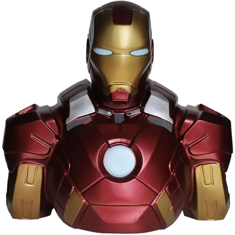 Salvadanaio Busto Iron Man Mark VII 18 cm Sicurezza Marvel - immagine 1