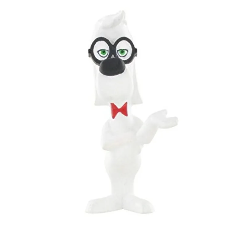 Figura Mr Peabody Comansi Peabody e Sherman 7 cm PVC Dipinta a Mano - immagine 1