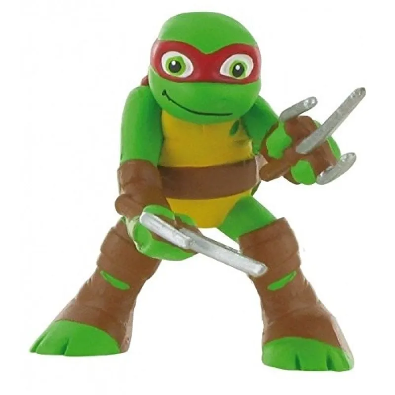 Figura Raphael Comansi Tartarughe Ninja 7 cm Collezione Cinema - immagine 1