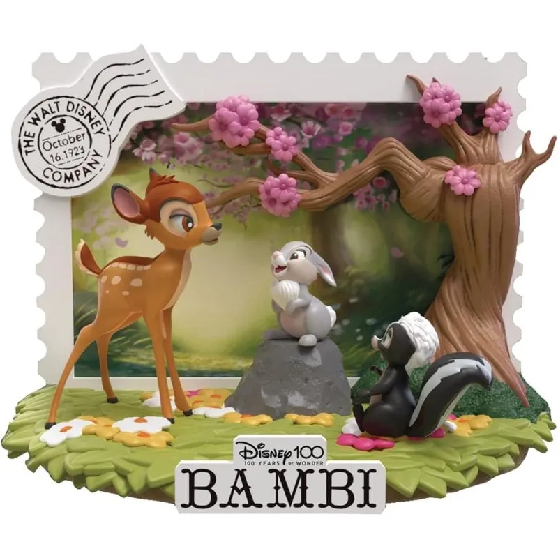 Diorama Disney Beast Kingdom Bambi D-Stage 12 cm Ufficiale - immagine 1