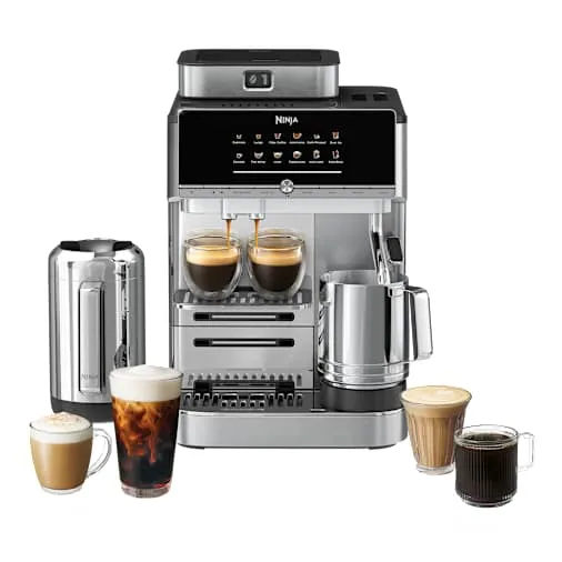 Macchina da caffè Ninja AutoBarista Pro con caraffa termica in Argento/Nero - immagine 1