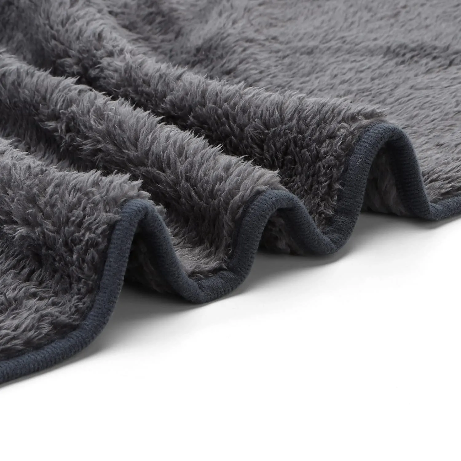 Nobleza Morbida coperta in Pile per cani e gatti. Confezione, color Grigio, misure 80 * 80cm - immagine 2