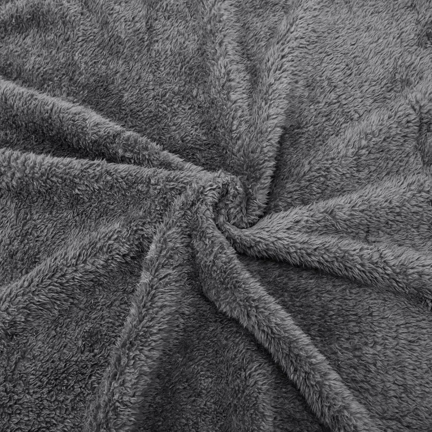 Nobleza Morbida coperta in Pile per cani e gatti. Confezione, color Grigio, misure 80 * 80cm - immagine 3