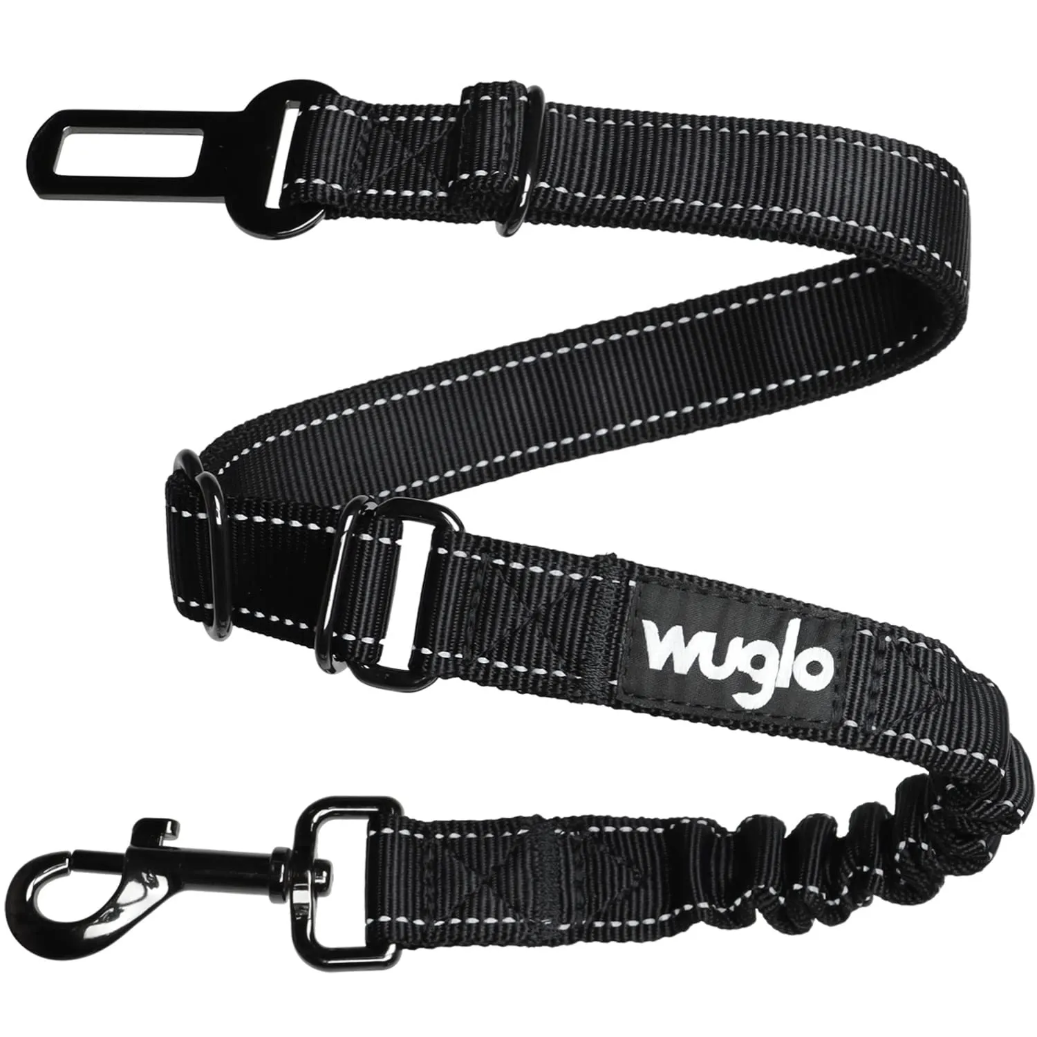 WUGLO Cintura Sicurezza Cani Auto | Lunghezza Regolabile da 30 a 95 cm - immagine 1