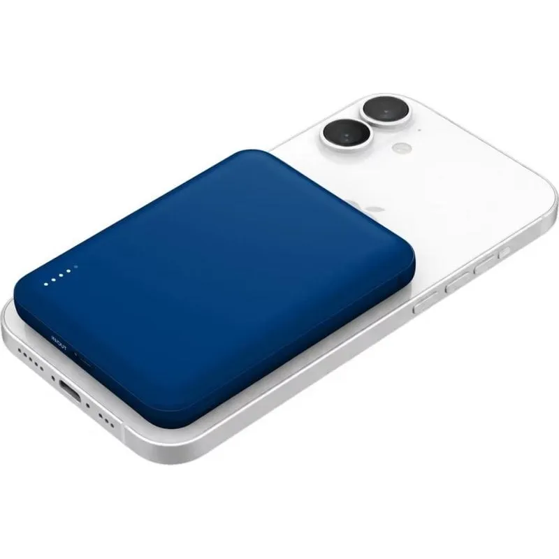 Power Bank Celly COLMAGPB5000BL 5000 mAh 15 W Ricarica Wireless Blu - immagine 1