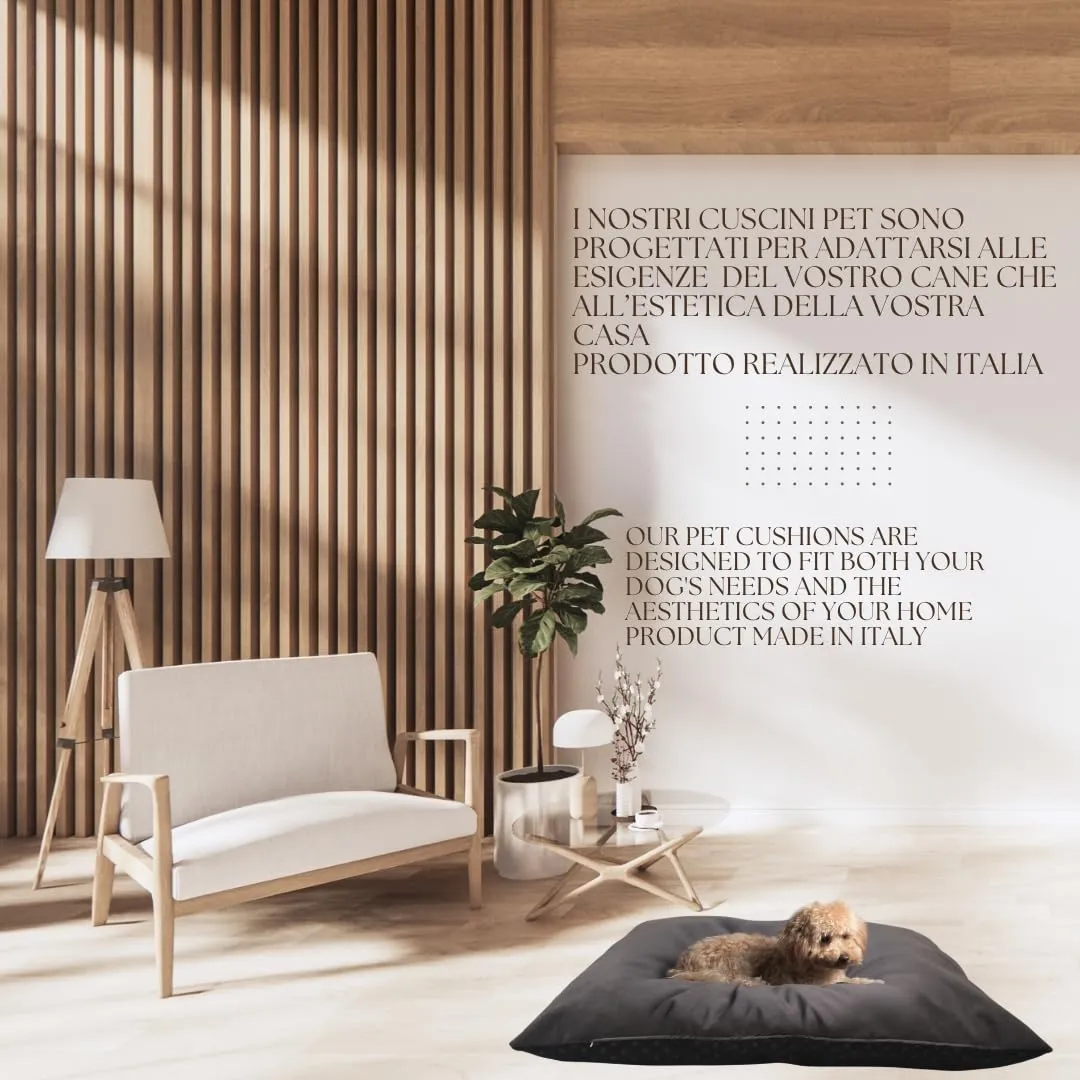 GM Cuscino per Cani e Gatti Taglia M 60x100 cm Morbido letto per animali Rivestimento in tessuto sfoderabile e lavabile Idrorepellente Antimacchia Antiscivolo - immagine 4