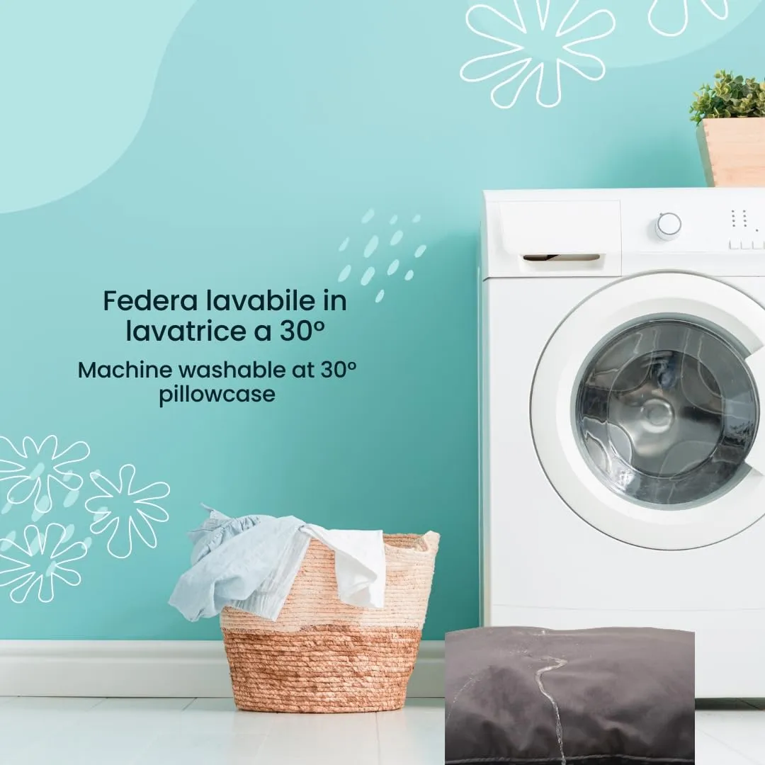 GM Fodera di ricambio per Cuscino Cani e Gatti Taglia L 90x105 cm Resistente con Cerniera laterale sfoderabile e lavabile Idrorepellente Antimacchia Antiscivolo - immagine 7