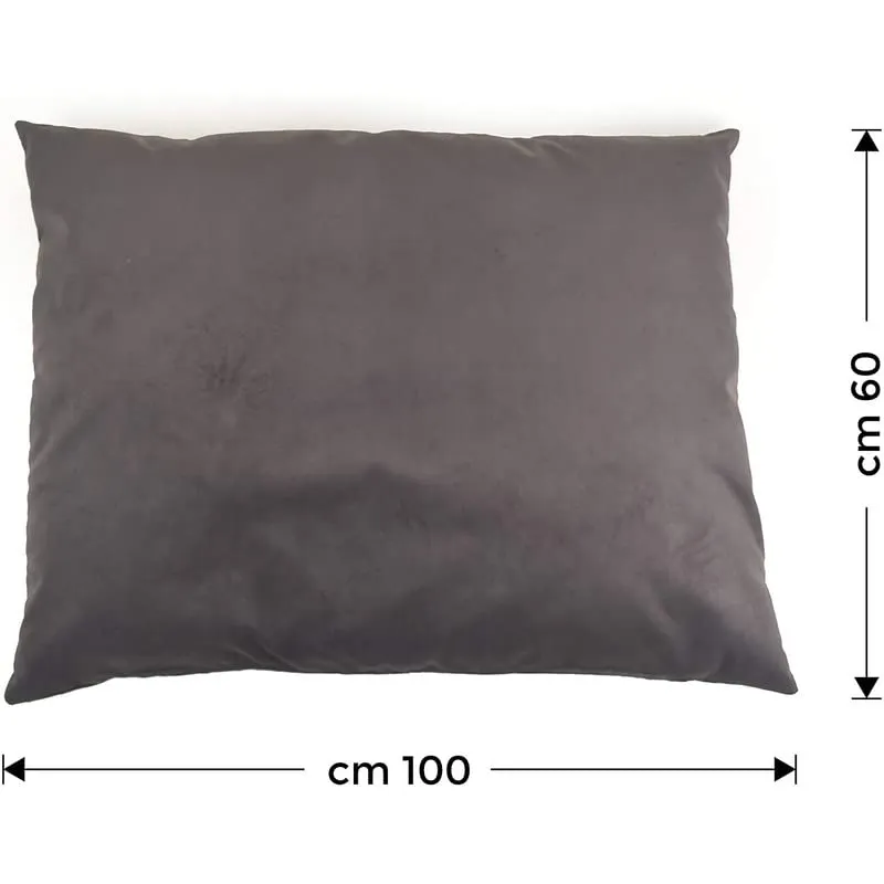 GM Fodera di ricambio per Cuscino Cani e Gatti Taglia M 60x100 cm Resistente con Cerniera laterale sfoderabile e lavabile Idrorepellente Antimacchia Antiscivolo - immagine 2