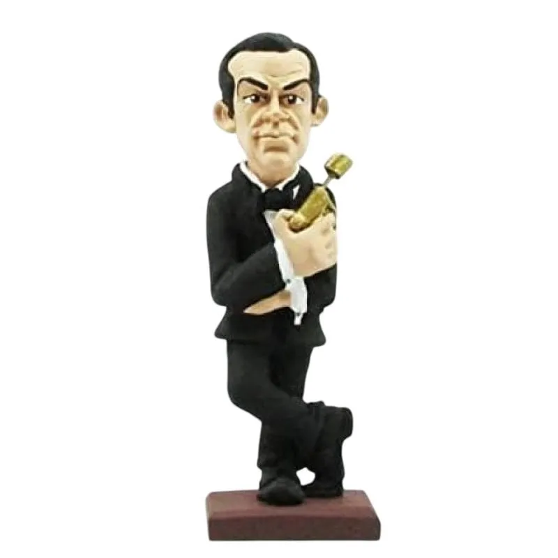 Figura James Bond 007 Resina Artigianale 20 cm Sean Connery - immagine 1