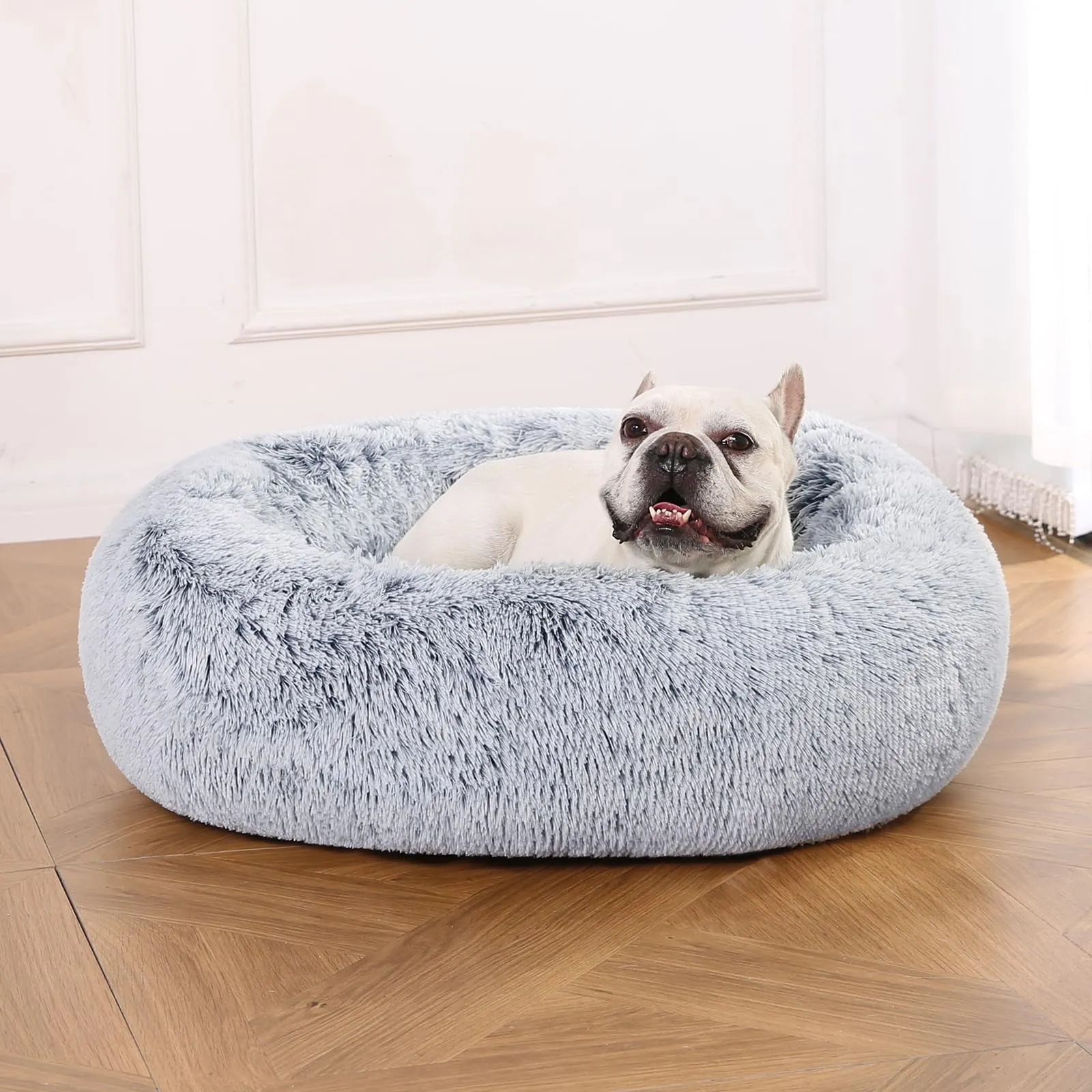 Amazon Basics Morbido Letto per animali per Cane, Lavabile in lavatrice, 76 cm, grigio - immagine 6