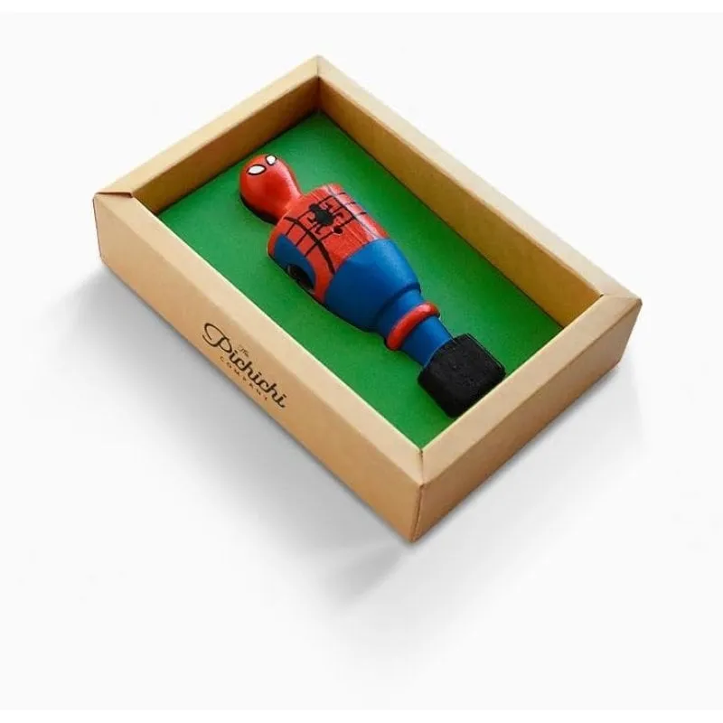 Figura Calcio Balilla Spider-man Legno 12 cm - immagine 1