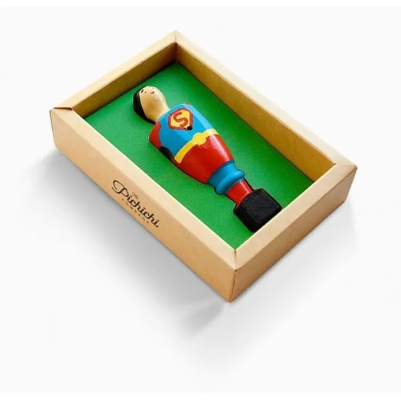 Figura Calcio Balilla Superman DC Legno 12 cm - immagine 1