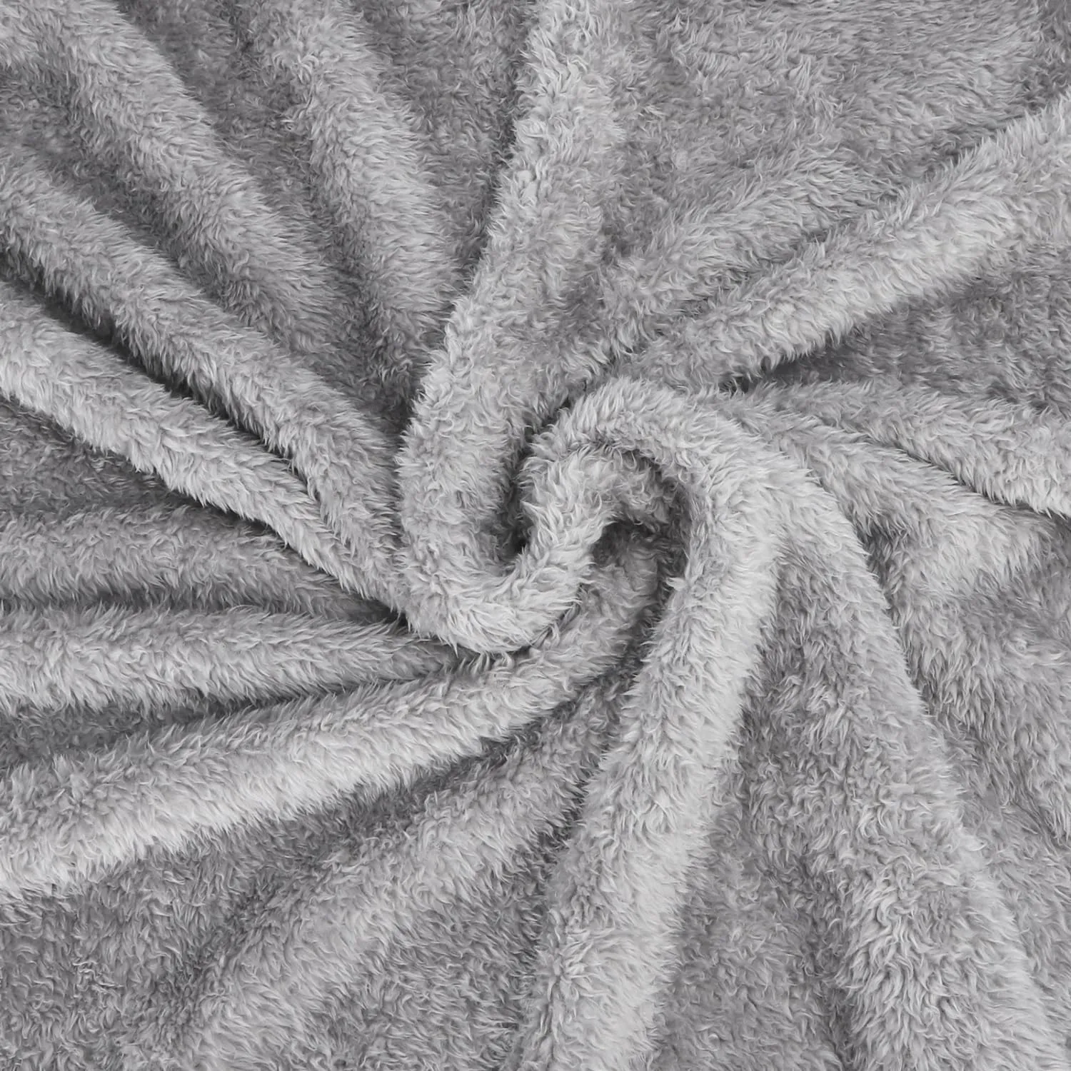 Nobleza Morbida Coperta in Pile per Cani e Gatti. Confezione, Color Grigio Chiaro, Misure 80 * 80cm - immagine 3