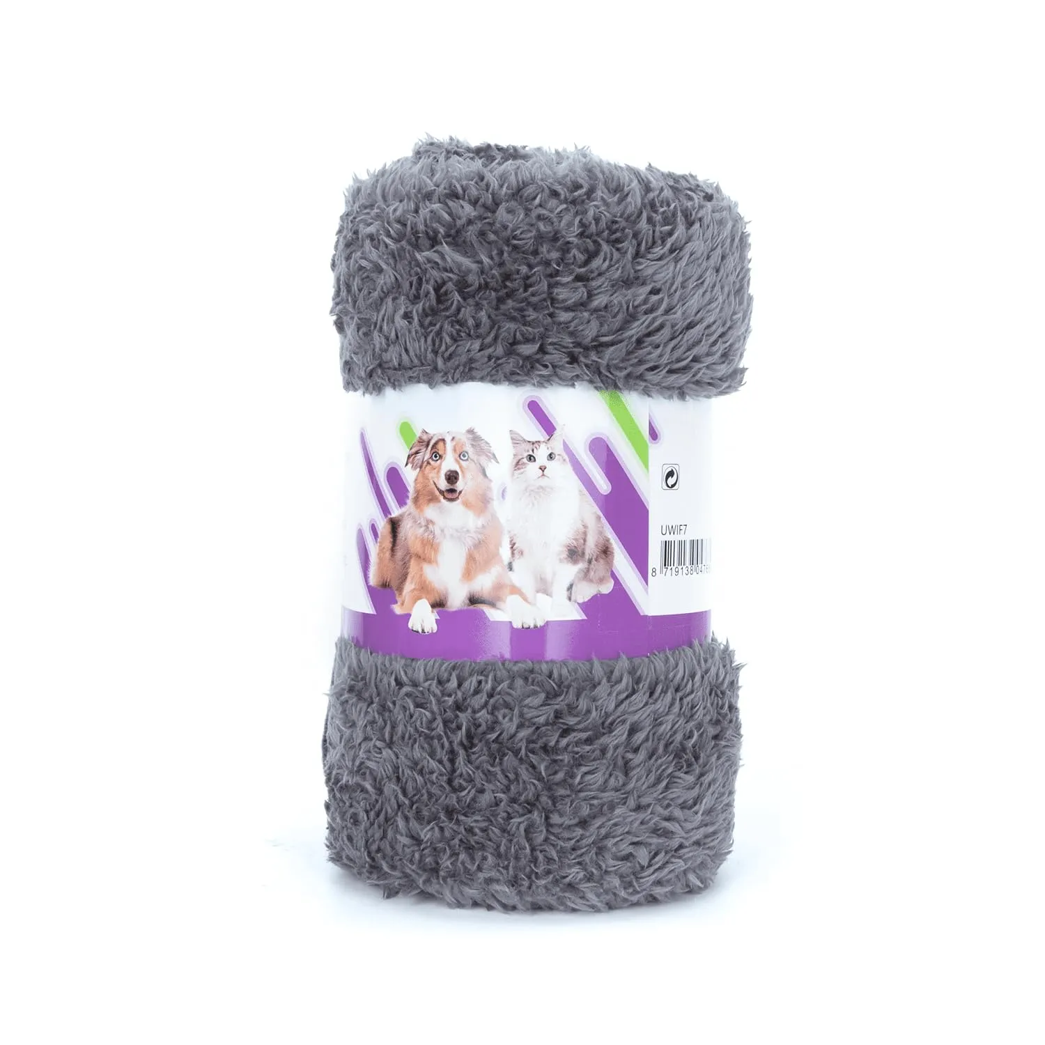 Nobleza Morbida coperta in Pile per cani e gatti. Confezione, color Grigio Chiaro, misure 120 * 100cm - immagine 8