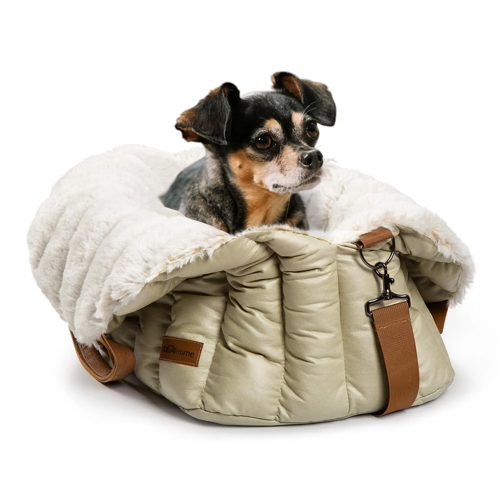 ClevaHome Borsa per Cani Piccoli, Seggiolino Auto per Cani e Cuccia, 3 in 1 - immagine 1