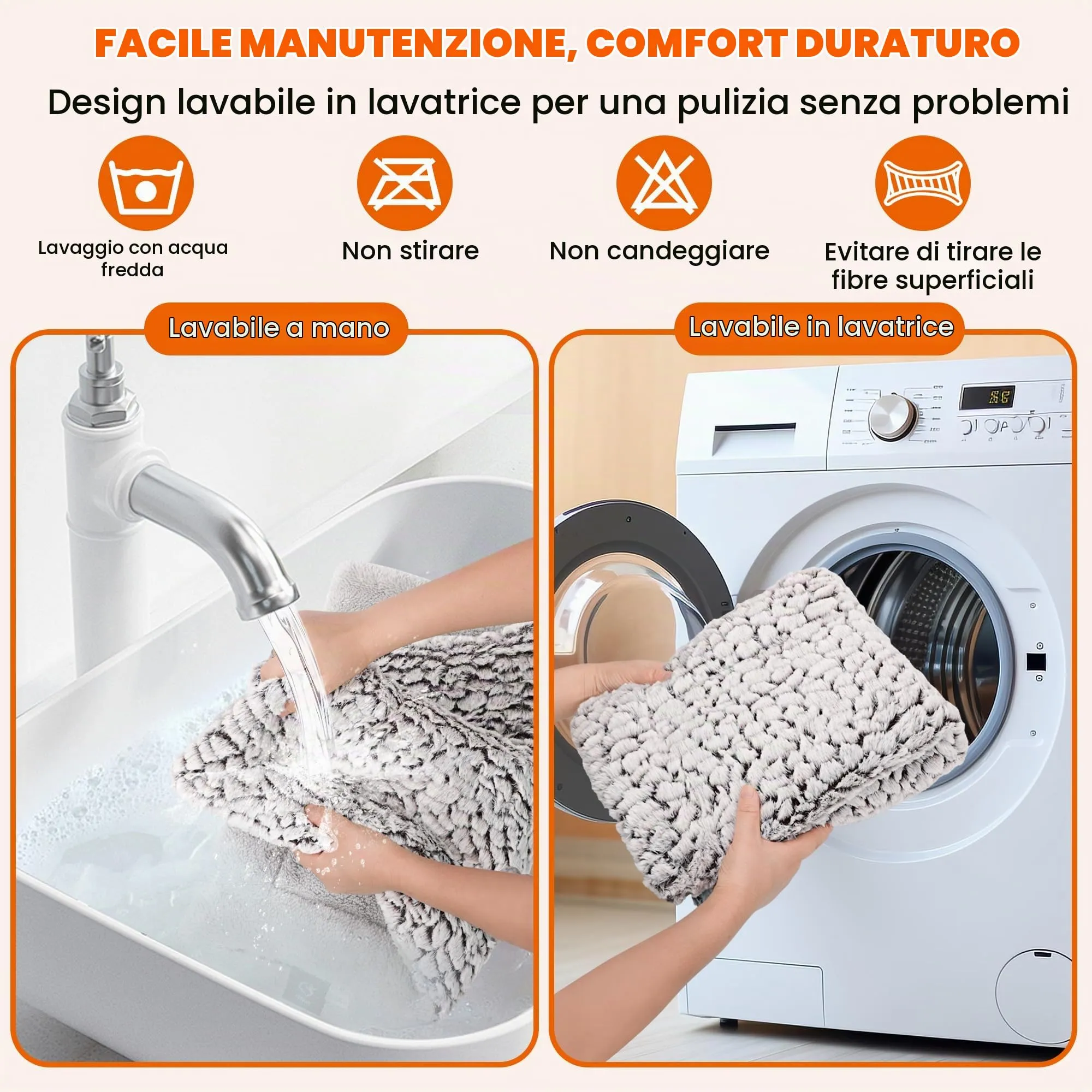 Tappetino Autoriscaldante per Gatti 70x48 cm, Cuscino Riscaldato per Gatti - immagine 6