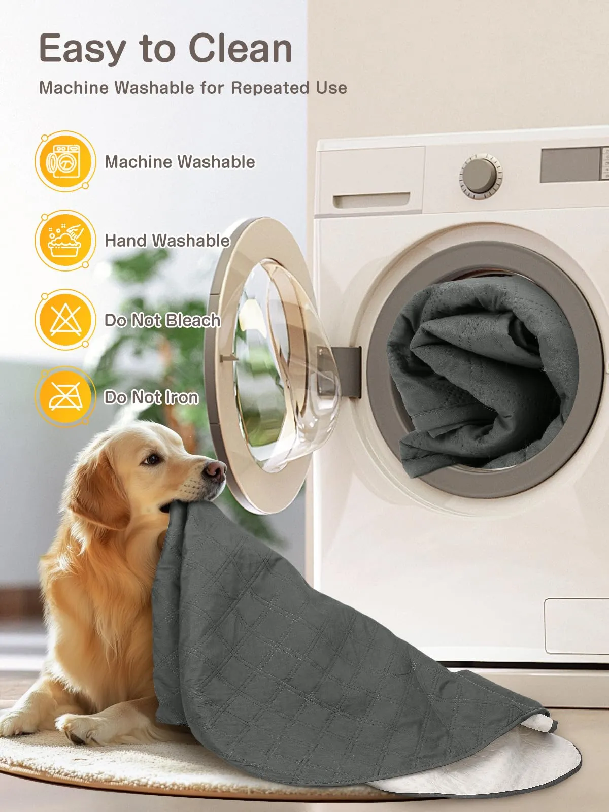 Coperta Impermeabile per Cani, Copridivano Antiscivolo 80 x 100 cm - immagine 6
