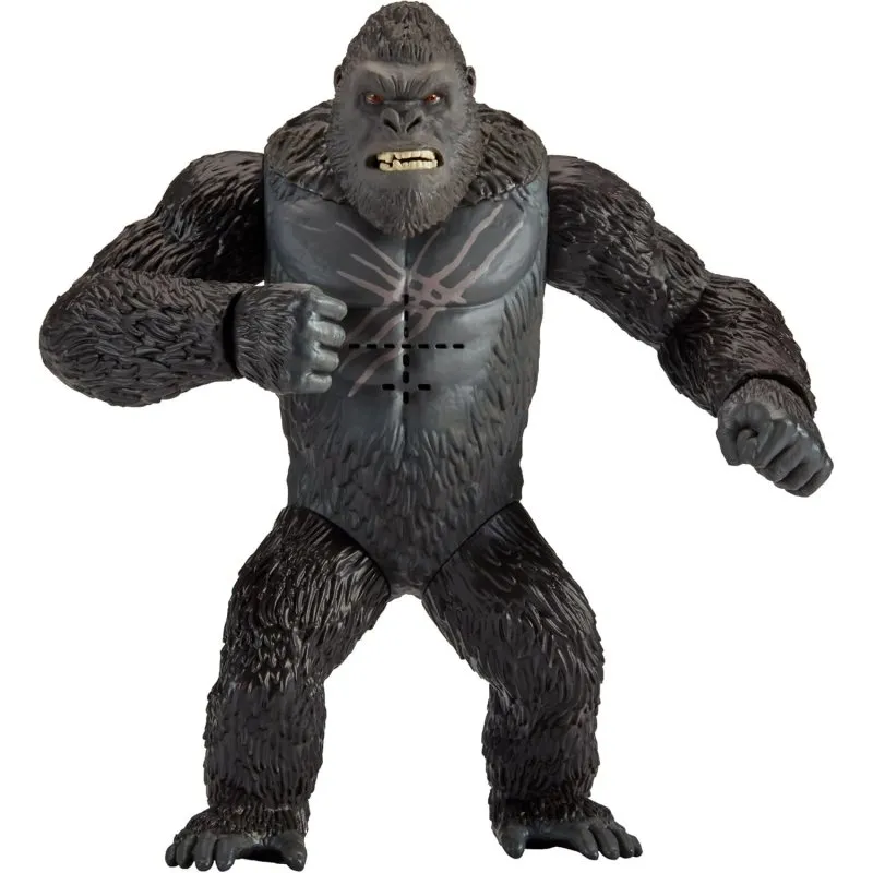 Figura Kong Battle Roar Godzilla X Kong The New Empire Articolata 18 cm - immagine 1